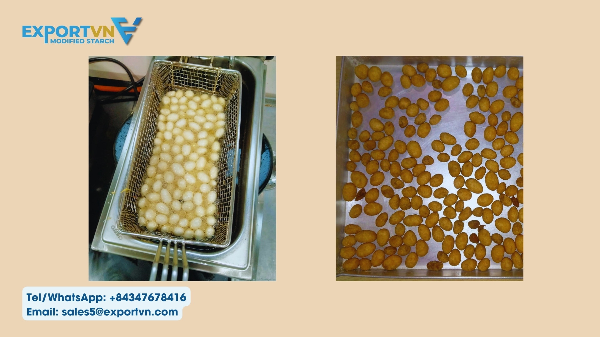 The function of Modified Tapioca Starch for coating peanuts