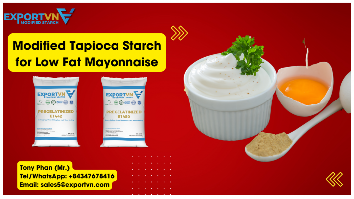 Modified Tapioca Starch For Low Fat Mayonnaise