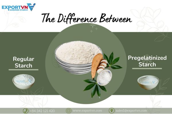 The Difference Between Regular Starch and Pregelatinized Starch