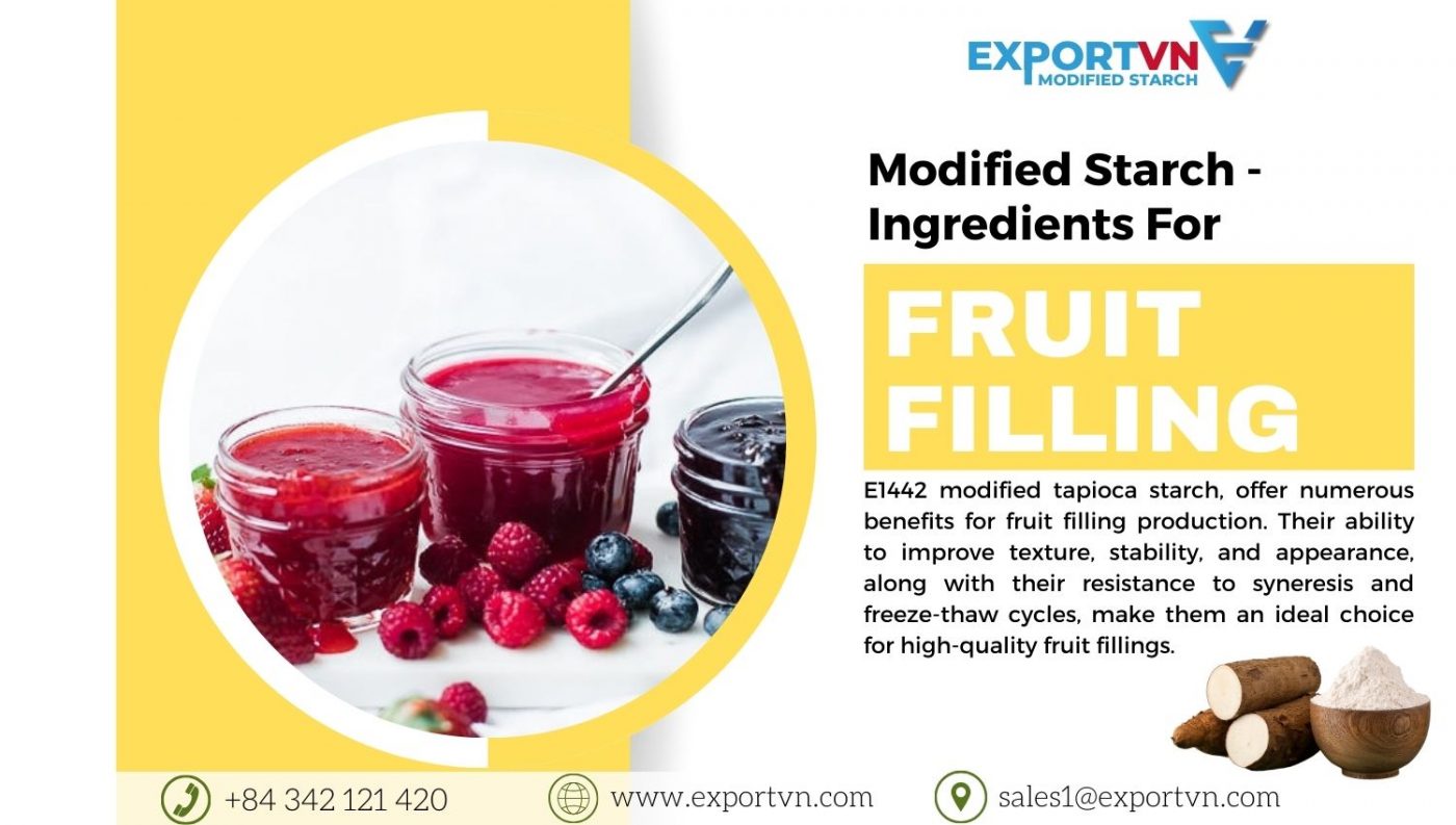 Modified Starch - Ingredients for Fruit Filling