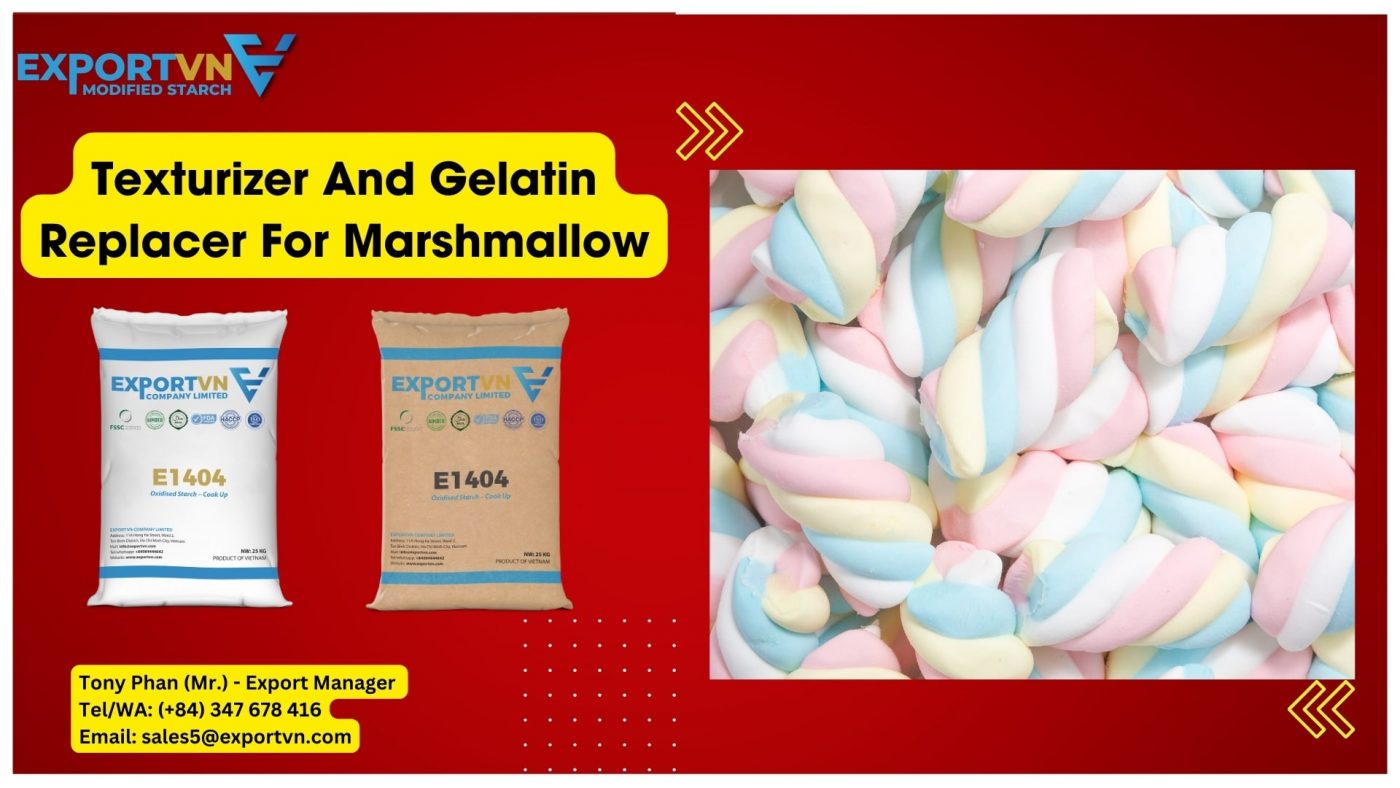 Modified Starch E1404 - Texturizer And Gelatin Replacer For Marshmallow