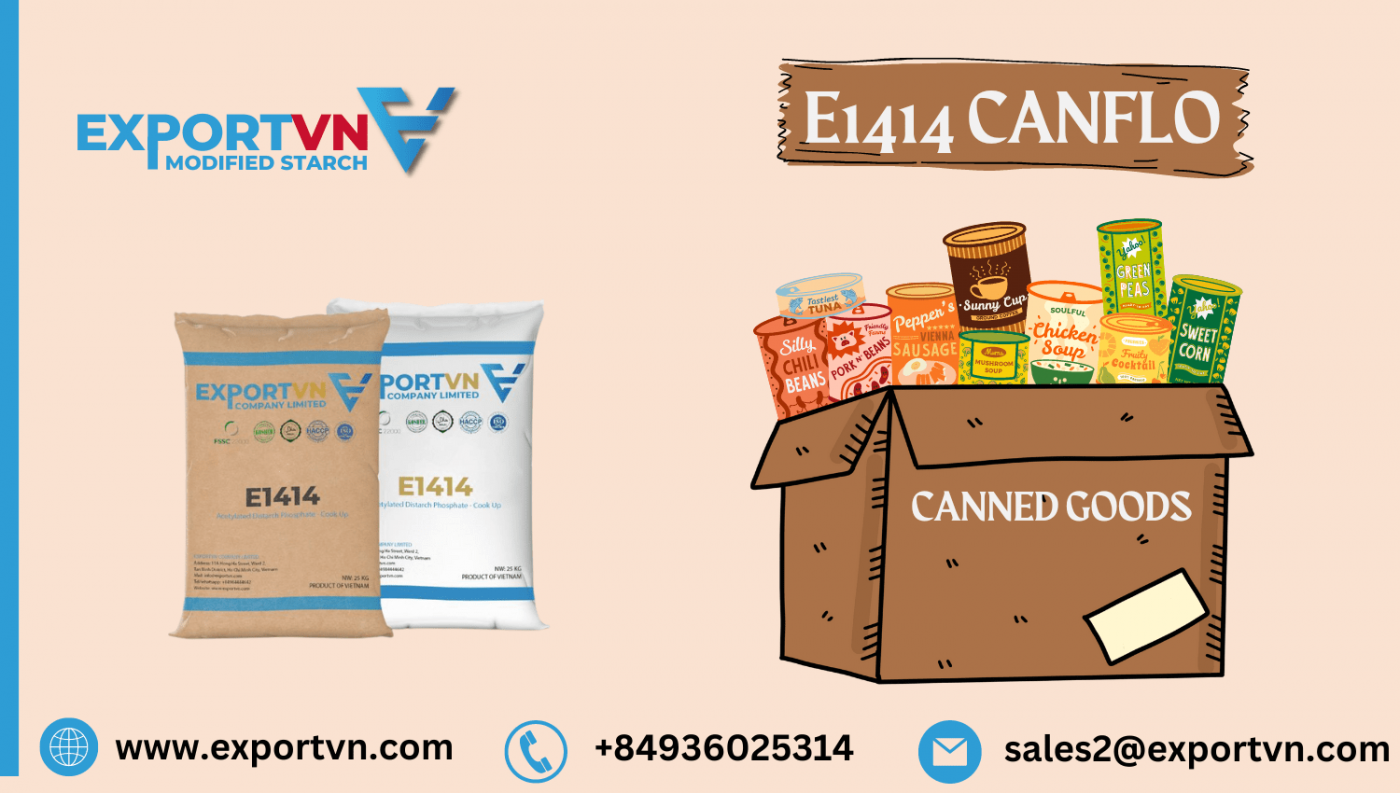 Modified Starch E1414 Stabilizer for Canned Food Applications